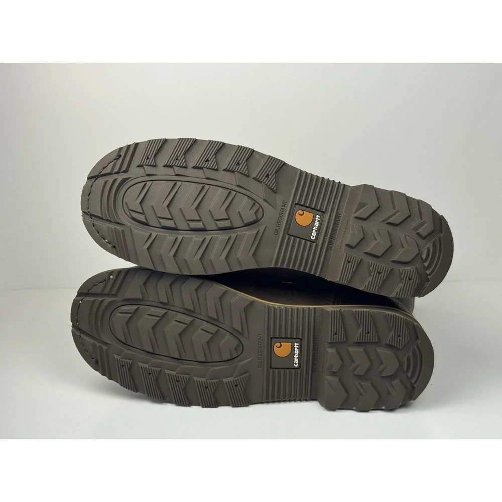 Carhartt Waterproof 10-Inch Men's Sz 11.5‎ Wide Nano Composite Toe Pull Up Boots